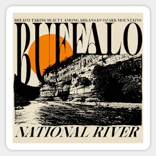 Buffalo National River (front & back) Sticker